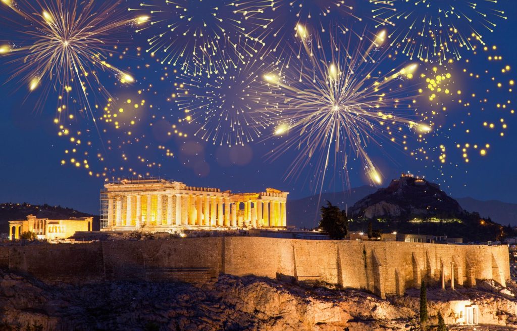 Capodanno 2027 ad Atene con volo da Roma Fiumicino