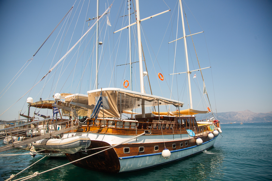 Crociera Caicco da Zante ad Epidauro guida in italiano