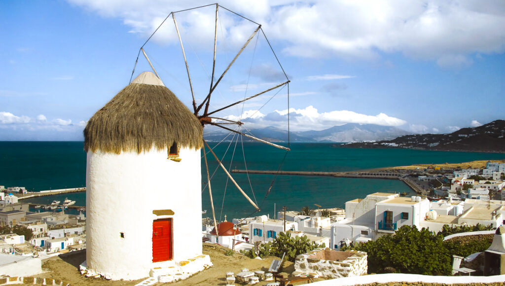 Tour di Mykonos a piedi con accompagnatore in italiano