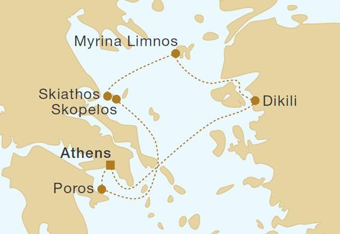 Crociera Isole Sporadi a bordo della Star Clippers